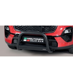 Sportage 18- EC Approved Medium Bar Inox Black Powder Coated - EC/MED/403/PL - Bullbar / Lightbar / Bumperbar - Verstralershop