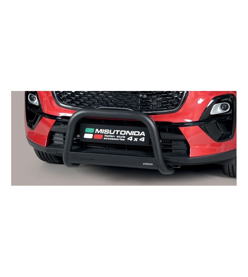 Sportage 18- EC Approved Medium Bar Inox Black Powder Coated - EC/MED/403/PL - Bullbar / Lightbar / Bumperbar - Verstralershop