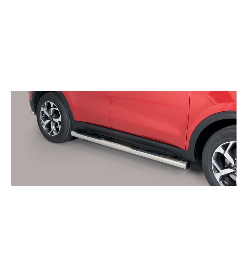 Sportage 18- Grand Pedana (Side Bars with steps) Inox - GP/403/IX - Sidebar / Sidestep - Verstralershop