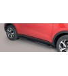 Sportage 18- Oval grand Pedana (Oval Side Bars with steps) Inox Black Powder Coated - GPO/403/PL - Sidebar / Sidestep - Verstral