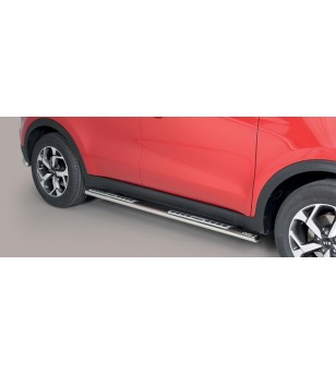 Sportage 18- Oval Design Side Protections Inox - DSP/403/IX - Sidebar / Sidestep - Verstralershop