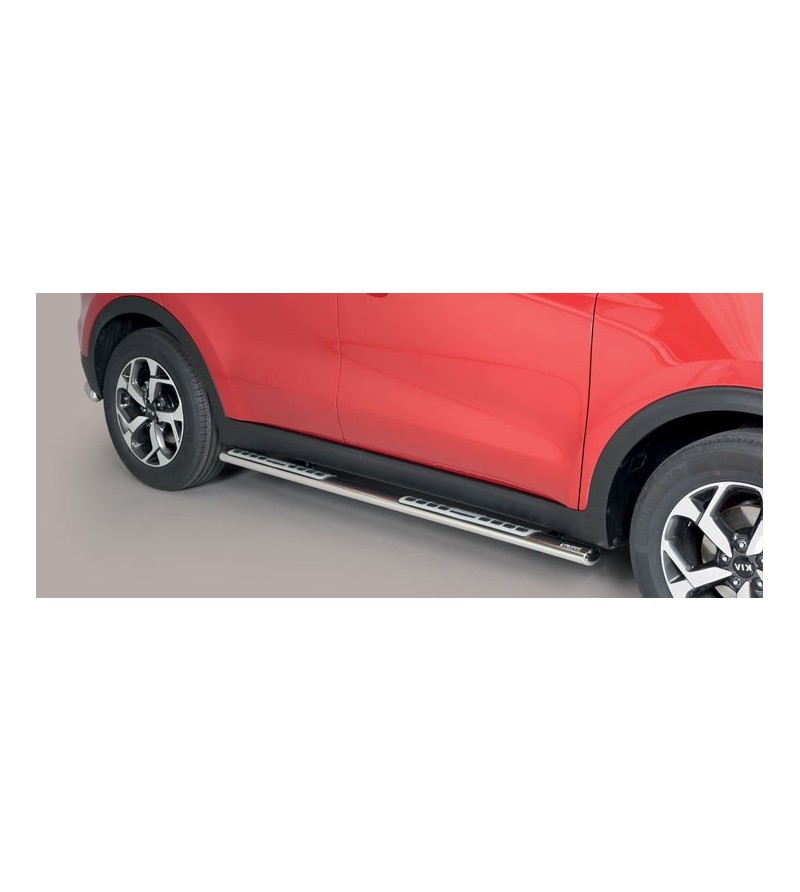 Sportage 18- Oval Design Side Protections Inox - DSP/403/IX - Sidebar / Sidestep - Verstralershop