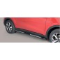 Sidebars - Misutonida - Design - Oval - Zwart mat - Set - Kia - Sportage - 2018-2022 Sidebars - Misutonida - Design - Oval - Zwart mat - Set - Kia - Sportage - 2018-2022