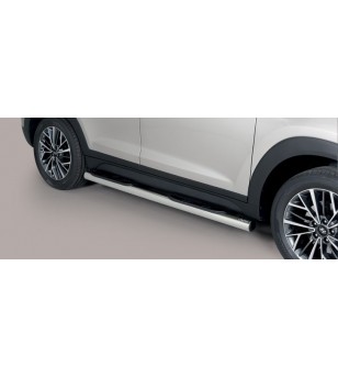 Tucson 18- Grand Pedana (Side Bars with steps) Inox - GP/391/IX - Lights and Styling