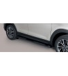 Tucson 18- Oval grand Pedana (Oval Side Bars with steps) Inox Black Powder Coated - GPO/391/PL - Sidebar / Sidestep - Verstraler