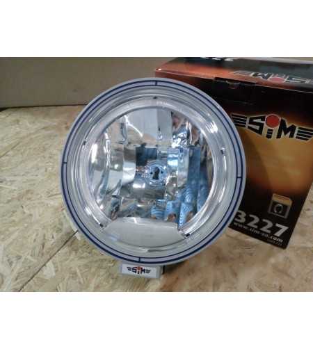 Extraljus - SIM - 3227 - 8.8" - 22.3cm - matt silver - Celis - Positionsljus Vit - Driving