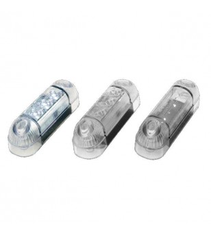 Markeerlicht LED 84mm Xenon Wit - 800283 - Lights and Styling