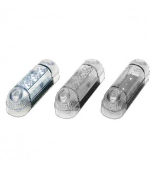Markeringslampa LED 84mm Xenon Vit - 800283