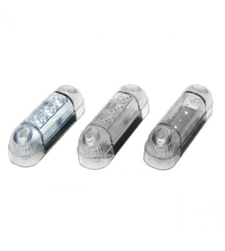 Markeringslampa LED 84mm Xenon Vit - 800283