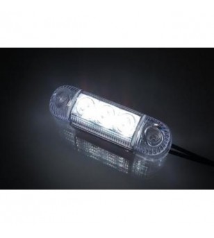 Markeringslampa LED 84mm Xenon Vit - 800283