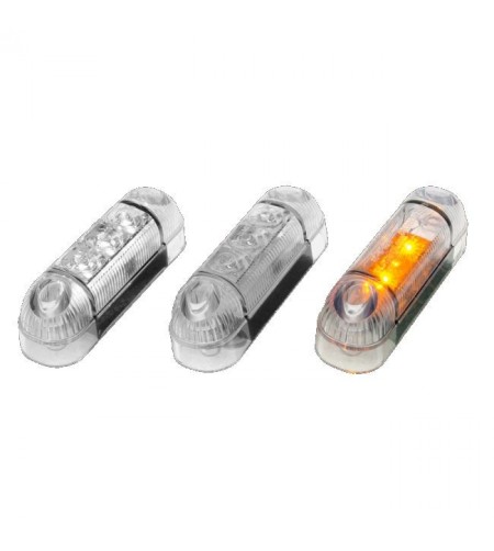 Markeringslampa LED 84mm Orange - 800281