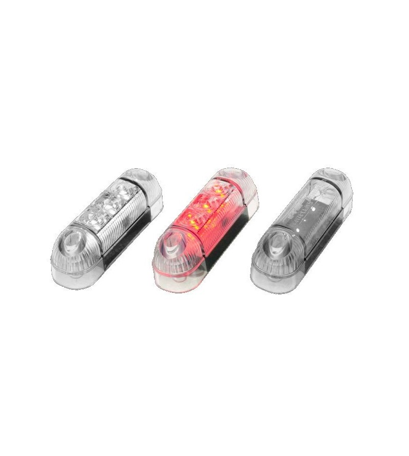 Markeringsljus - Ledson - 3.3" - 8.4cm - Röd - 12V-24V Markeringsljus - Ledson - 3.3" - 8.4cm - Röd - 12V-24V