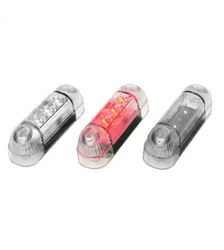 Markeringslampa LED 84mm Röd - 800285