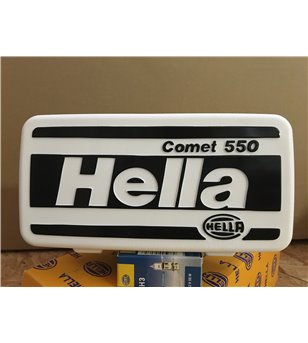 Hella Comet 550 Schutzhülle weiß bedruckt - 8XS 135 037-001 - Lights and Styling