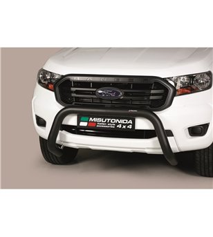 Ranger D.C. 19- EC Approved Super Bar Inox Black Powder Coated - EC/SB/295/PL - Bullbar / Lightbar / Bumperbar - Verstralershop