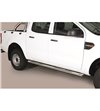 Ranger D.C. 19- Oval Design Side Protections Inox - DSP/295/IX - Lights and Styling