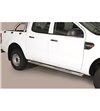 Ranger D.C. 19- Oval Design Side Protections Inox - DSP/295/IX - Sidebar / Sidestep - Verstralershop