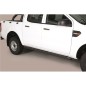 Sidebars - Misutonida - Grand Pedana - Oval - Zwart mat - Set - Ford - Ranger - Double Cab - 2019-2022 Sidebars - Misutonida - Grand Pedana - Oval - Zwart mat - Set - Ford - Ranger - Double Cab - 2019-2022