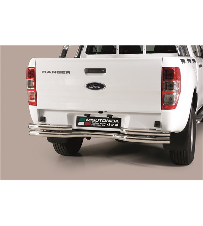 Ranger Double Cab 19- Double Bended Rear Protection - DBR/330/IX - Rearbar / Opstap - Verstralershop