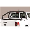 Ranger D.C. 19- Roll Bar on Tonneau Inox (2 pipes version) Black Powder Coated - RLSS/2295/PL - Lights and Styling
