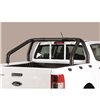 Ranger D.C. 19- Roll Bar on Tonneau Inox (2 pipes version) Black Powder Coated - RLSS/2295/PL - Rollbars / Sportsbars - Verstral