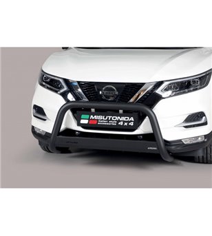 Qashqai 2017- Medium Bar inscripted EU Black Powder Coated - EC/MED/K/363/PL - Bullbar / Lightbar / Bumperbar - Verstralershop