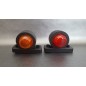 Breedtelamp - SIM - 3119 Small - 2.9" - 7.3cm - Amber/Rood - 12V-24V
