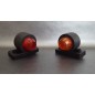 Breedtelamp - SIM - 3119 Small - 2.9" - 7.3cm - Amber/Rood - 12V-24V