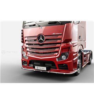 MB ACTROS MP4 11+ FRONT LINER CITYGUARD with LEDs - pcs - 856583 - Bullbar / Lightbar / Bumperbar - Verstralershop