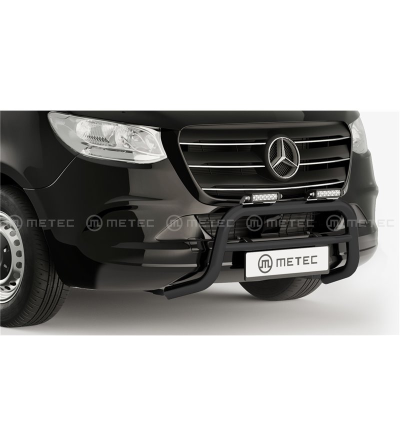Bullbar - Metec - E-bar - EU - Black matte - Mercedes - Sprinter - 2018+ Bullbar - Metec - E-bar - EU - Black matte - Mercedes - Sprinter - 2018+
