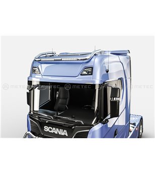 SCANIA R/S/G/P Serie 16+ ROOF LAMP HOLDER with 2x Lucidity 18" LEDBAR - Normal & High roof - 864632 - Lights and Styling