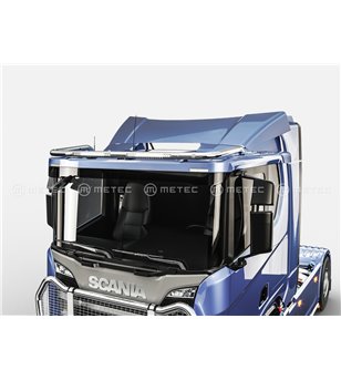 SCANIA R/G/P Serie 16+ ROOF LAMP HOLDER with 2x Rigid SR20 LEDBAR - Low roof - 864658 - Roofbar / Roofrails - Verstralershop