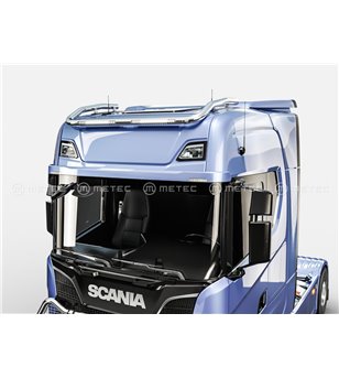 SCANIA R/S/G/P Serie 16+ ROOF LAMP HOLDER with 2x Rigid SR20 LEDBAR - Normal & High roof