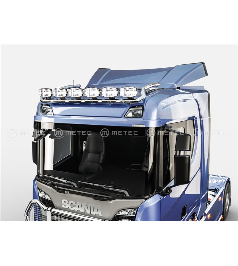 Takbåge - Metec - Wide - 6 klemfästen - LED - Scania - G/P/R/S - Normal-Highline - 2016+ Takbåge - Metec - Wide - 6 klemfästen - LED - Scania - G/P/R/S - Normal-Highline - 2016+