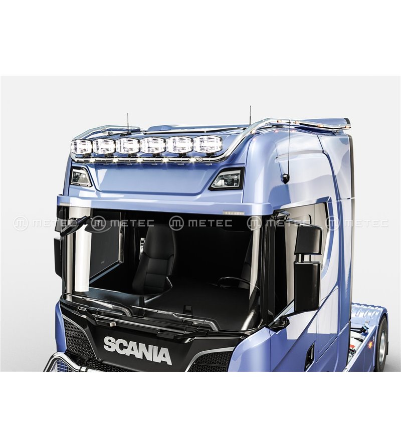 Dachbügel - Metec - Hydra - 6 lampenhalters - LED - Scania - G/R/S - Highline - 2016+ Dachbügel - Metec - Hydra - 6 lampenhalters - LED - Scania - G/R/S - Highline - 2016+
