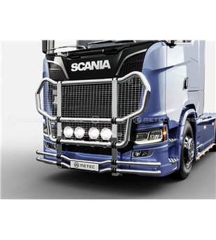 SCANIA R/S/G Serie 16+ TRUCK GRIFFIN-2 CATTLEGUARD with NET - low & medium bumper - 864541 - Bullbar / Lightbar / Bumperbar - Ve