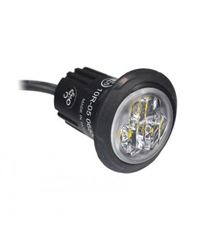 Blixtljus - Ledson - HideAway - Klar - 16 blixtmönster - Vit - R65 - 12V-24V 