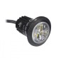 Warning light - Ledson - HideAway - Clear - 16 flash patterns - White - R65 - 12V-24V