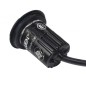 Warning light - Ledson - HideAway - Clear - 16 flash patterns - White - R65 - 12V-24V