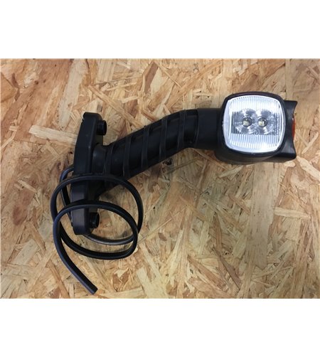 Breedtelamp - SIM - 3174 Large - Links - 6.7" - 17cm - LED - Wit/Amber/Rood - 12V-24V