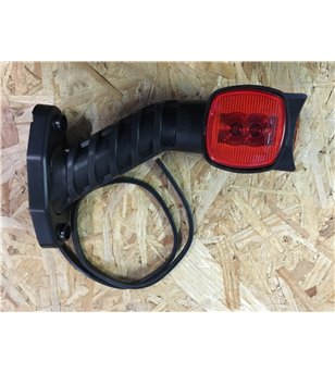 Gummiarm - SIM - 3174 Large - Höger - LED - Vit/Bärnsten/Röd - 12V-24V - 