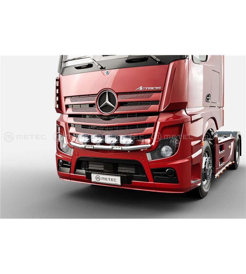 MB ACTROS MP4 11+ CITY LAMP HOLDER FRONT with 6" Lucidity LEDBARs - 2500mm cab - 856563 - Lights and Styling