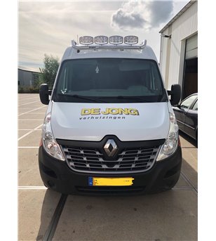 Renault Master 2004- Roofbar Stainless - RB-BRAGRM04 - Roofbar / Roofrails - Verstralershop