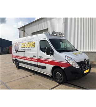 Renault Master 2004- Dachträger Edelstahl - RB-BRAGRM04 - Roofbar / Roofrails - Verstralershop