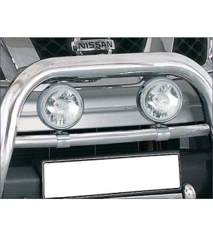 Clamb Stainless ø 42mm BLACK (set of 2) - 005472B - Lights and Styling