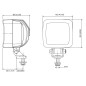 Arbetsbelysning - NBB - SHD 3000 - 4" - 10.2cm - Heavy Duty - Work / Scene