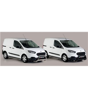 Transit Courier 2018-, EC Approved Medium Bar Inox - EC/MED/452/IX - Bullbar / Lightbar / Bumperbar - Verstralershop