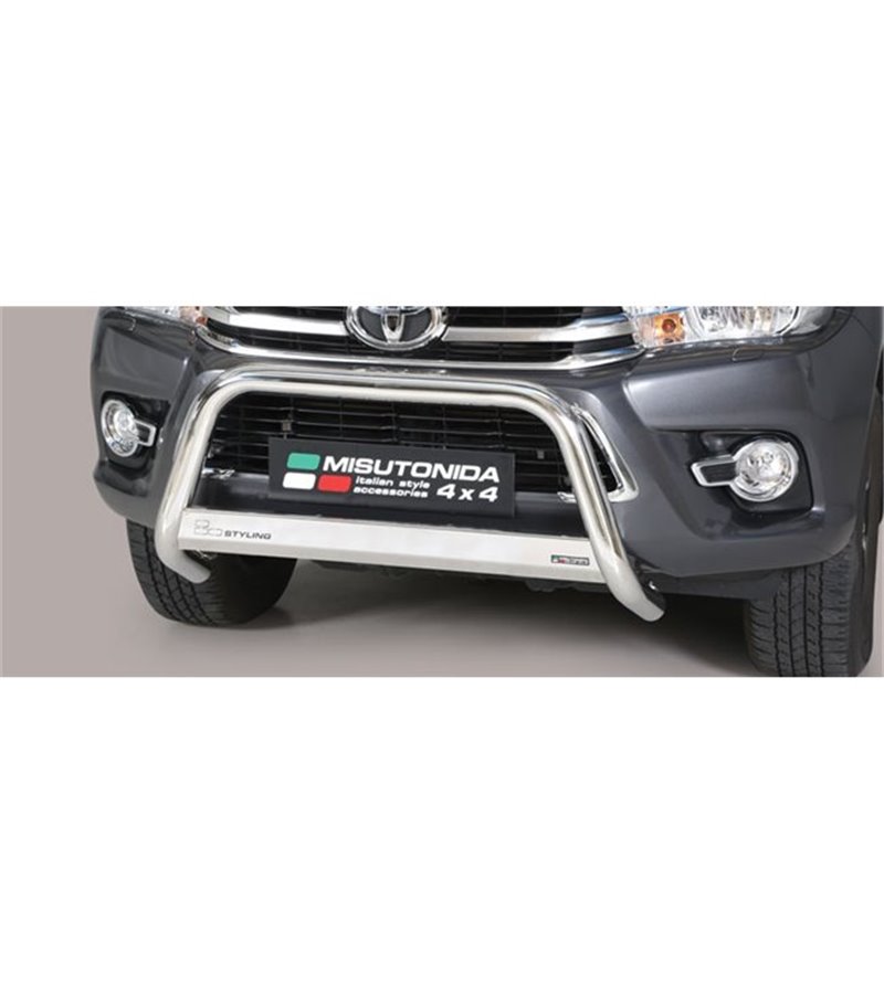 TOYOTA HILUX 19+ EC Approved Medium Bar Inox - EC/MED/410/IX - Bullbar / Lightbar / Bumperbar - Verstralershop