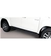 TOYOTA HILUX 19+ Oval grand Pedana (Oval Side Bars with steps) Black Coated - Double Cab - GPO/410/PL - Lights and Styling
