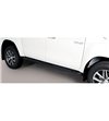 TOYOTA HILUX 19+ Oval grand Pedana (Oval Side Bars with steps) Black Coated - Double Cab - GPO/410/PL - Sidebar / Sidestep - Ver